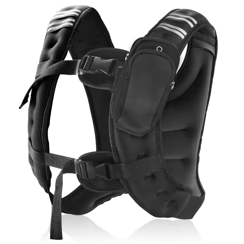 12lb Weight Vest with Reflective Stripe & Pocket